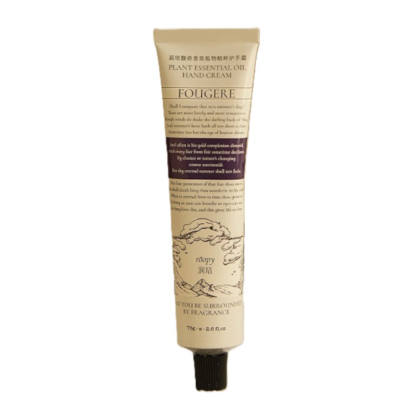 Roopy  - Poetic Series Fougere Plant Essential Oil Hand Cream - 75g - Thaw of snow von Roopy