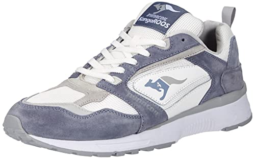 Roos Red Unisex Exo II OG Sneaker, Blue Sky/White, 45 EU von KangaROOS