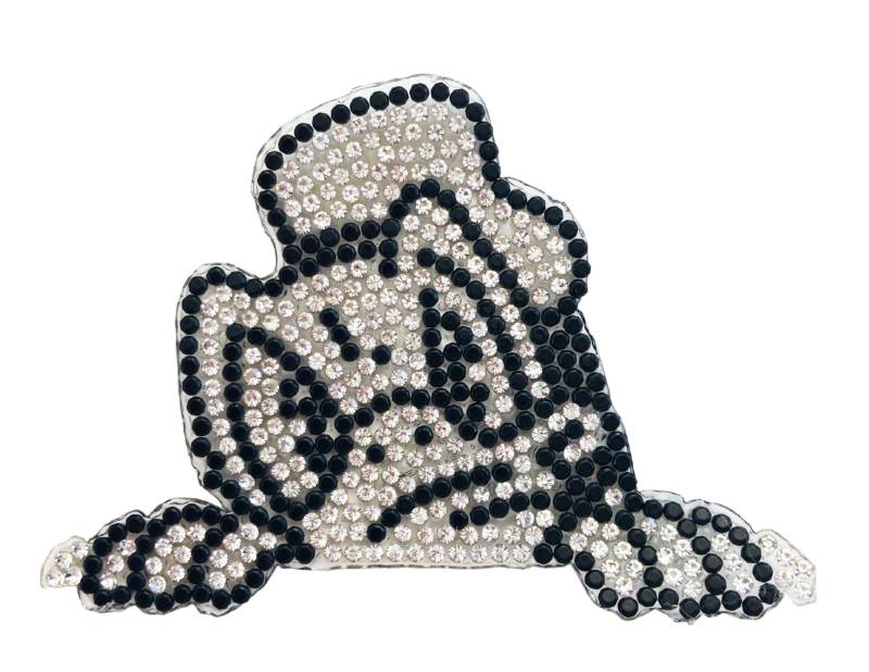 Comic Ente Aus Strass | Diy Patch Motiv Zum Aufbügeln Glitzer Hotfix Bügelbild von RoosGiftShop