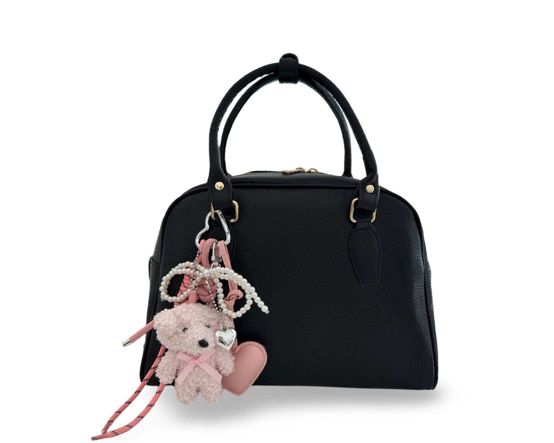 Teddy | Anhänger Für Tasche Oder Schlüssel Taschenschmuck Taschenanhänger Rosa Bag Charm von RoosGiftShop