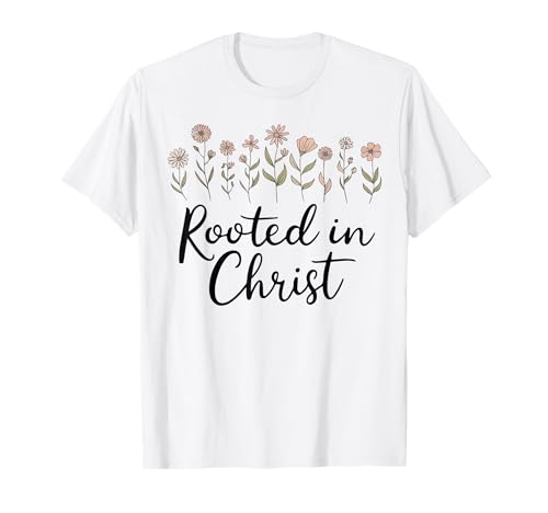 Blumen verwurzelt in Christus Christliches Mädchen Gott Tochter Kleinkind T-Shirt Blumen verwurzelt in Christus Christliches Mädchen Gott Tochter Kleinkind T-Shirt von Rooted in Christ Flowers God Good Sister Toddler