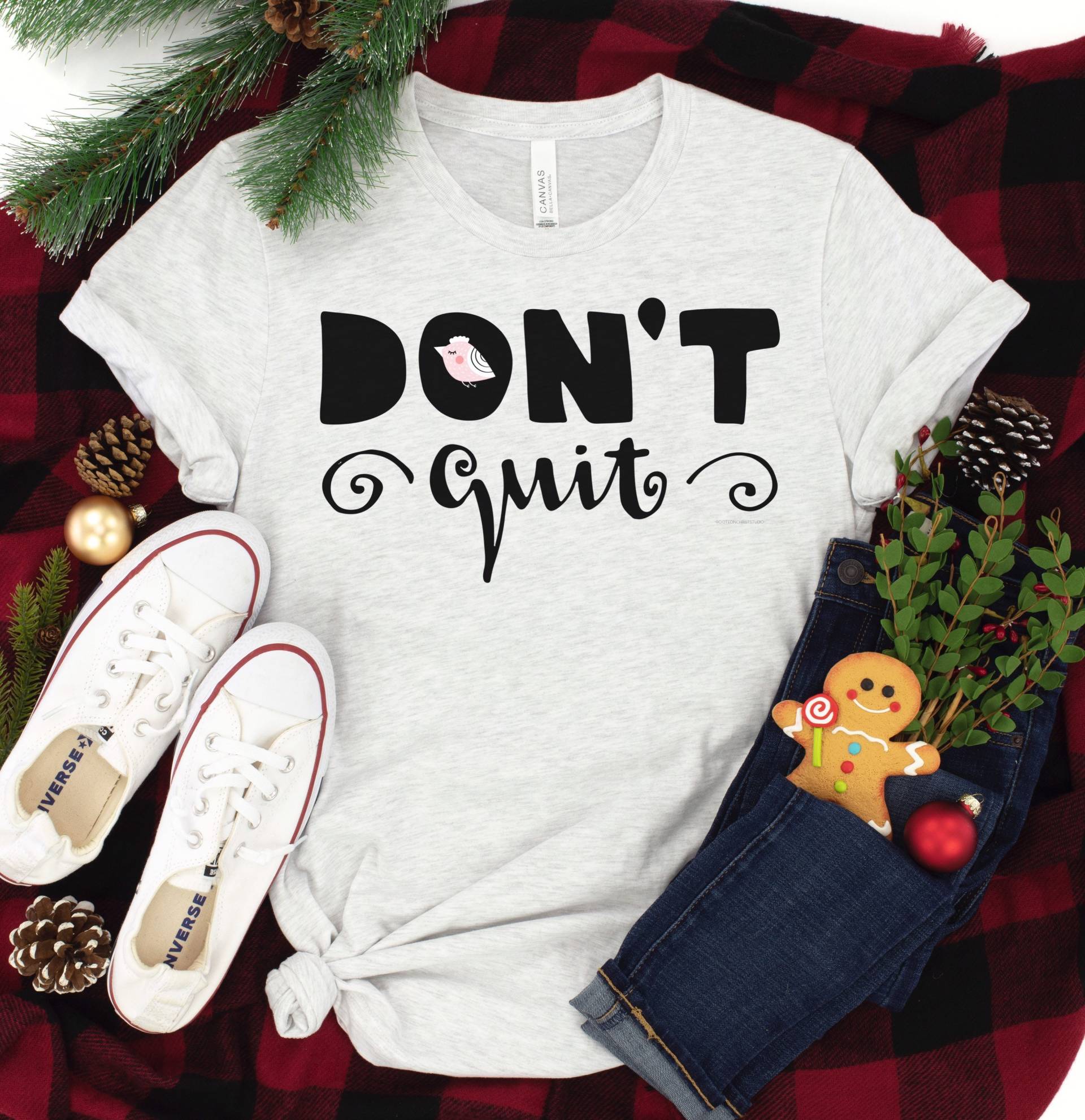 Don't Quit Shirt, Motivation Shirt Für Sie, Mental Health Mom Life Inspirierende Shirts, Homeschool Mutterschaft von RootedInChristStudio