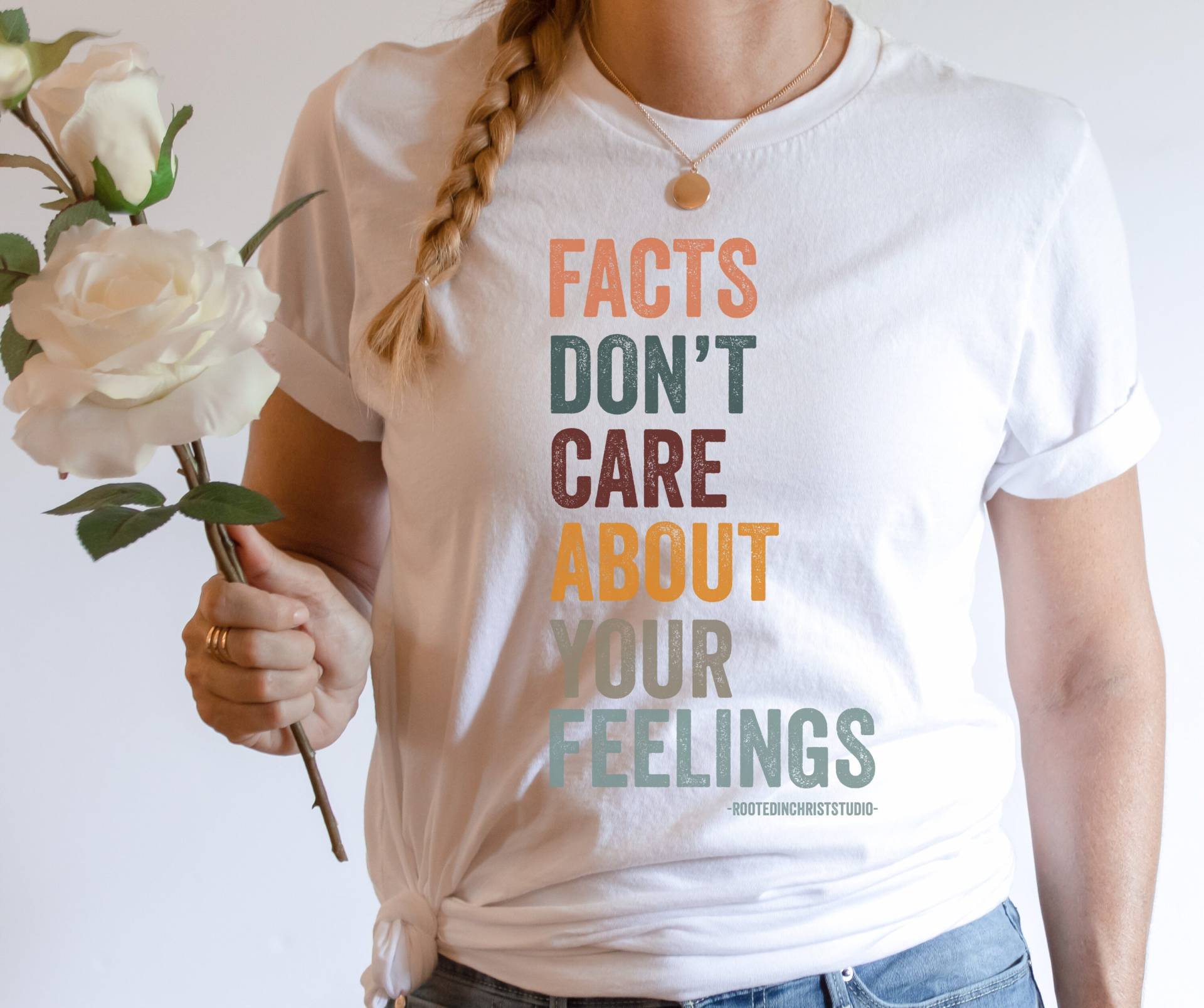 Facts Don't Care About Your Feelings Shirt, Konservatives Protestshirt von RootedInChristStudio