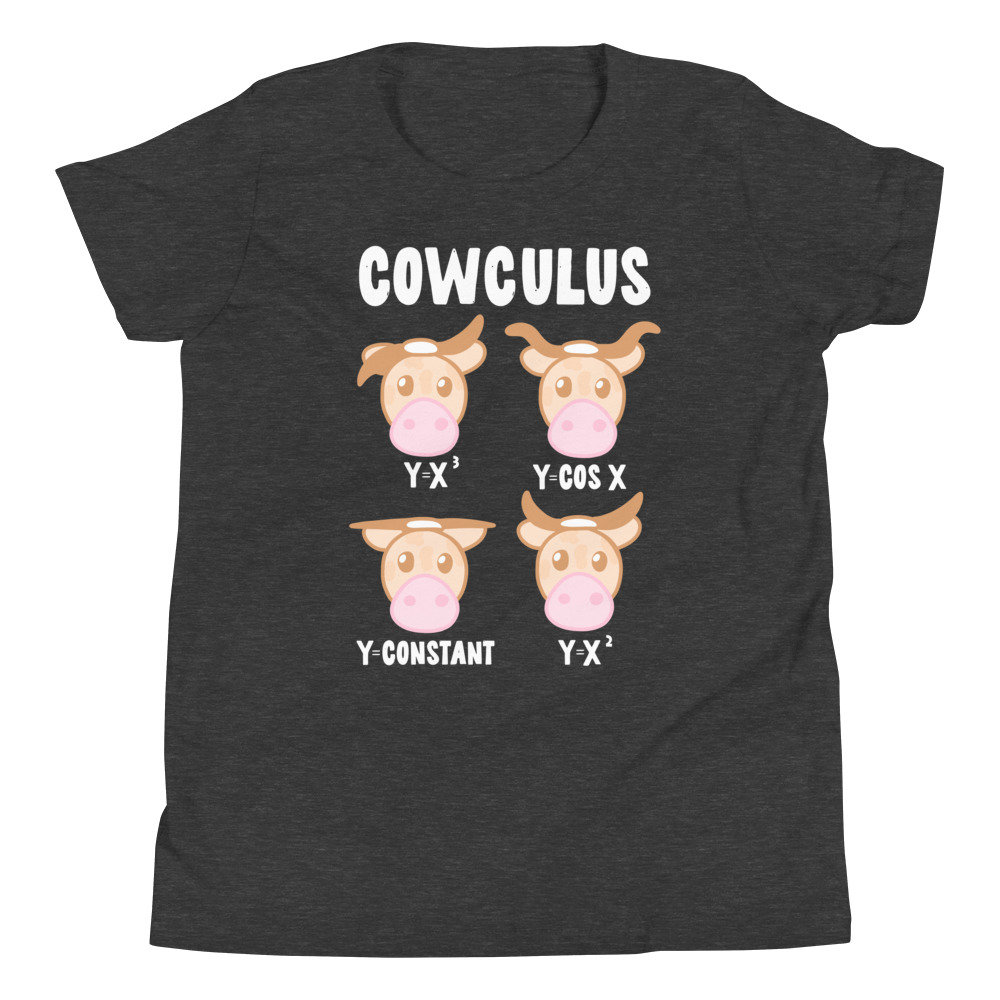 Jugend Cowculus Shirt, Lustiges Mathe T-Shirt, Liebhaber Geschenk, Wissenschaft Nerdy Nerd Tutor Shirt von RootedInChristStudio