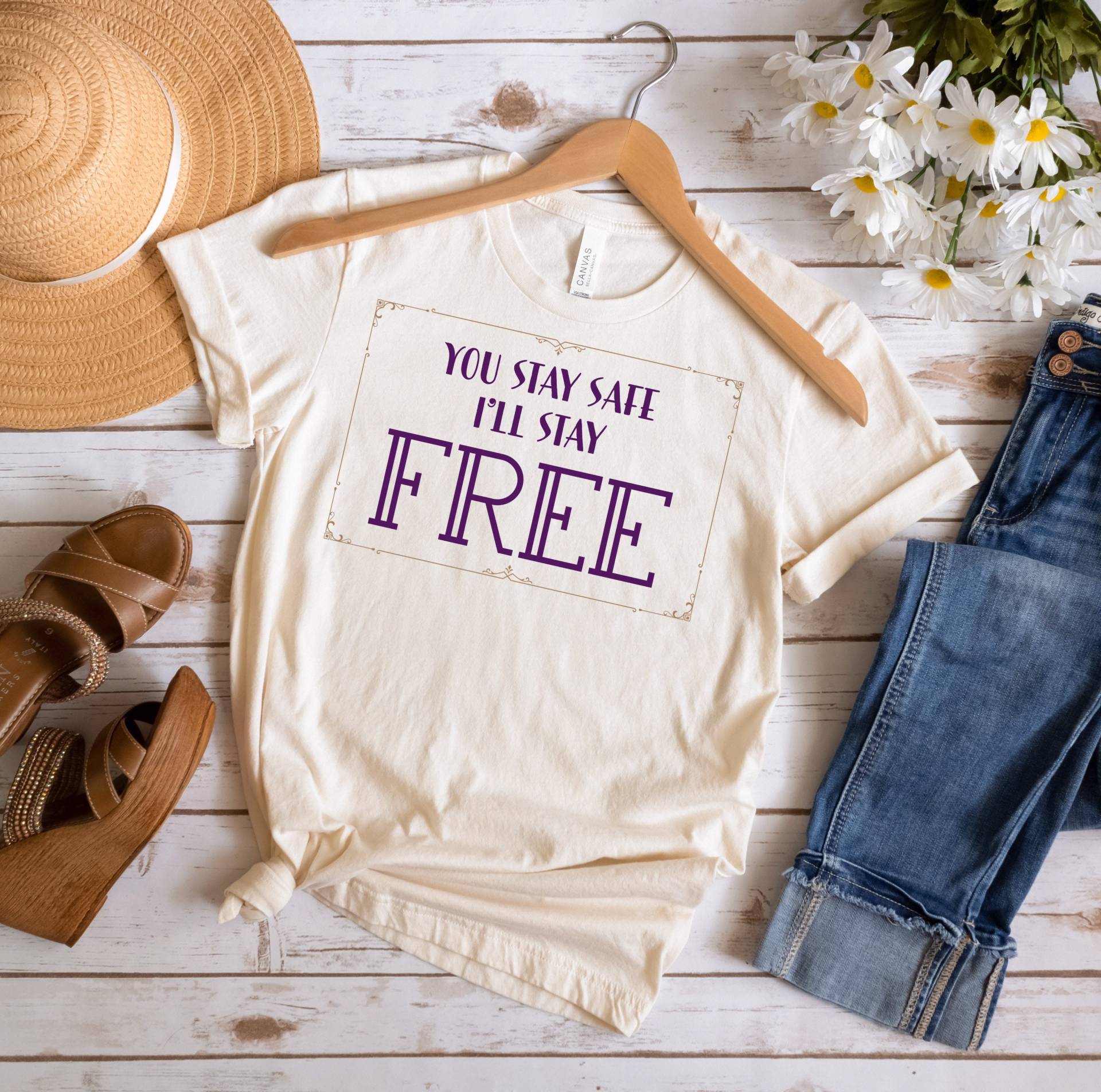 You Stay Safe I'll Free Shirt, Konservatives T-Shirt, Liberty Freedom Shirt von RootedInChristStudio