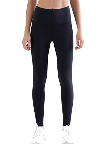 Roots Organics Damen Sport Leggings Bio-Baumwolle Pilates Yogahose T1300 (M, schwarz) von Roots Organics