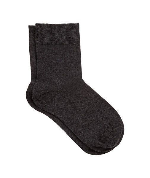 Roots 6 Paar Socken 5 Farben Bio-Baumwolle schwarz grau anthrazit von Roots