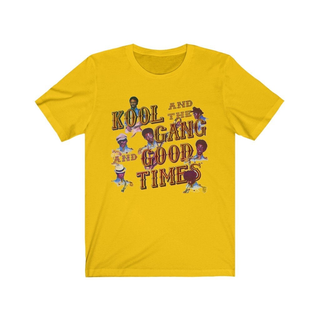 Retro Tshirt Männer/Musik Icons T-Shirt Für Frauen Kool & The Gang Funk Soul Pop Band Shirt von RootsMusicTShirts