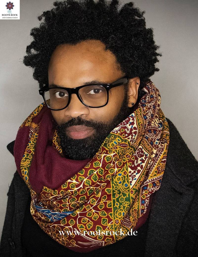 Unisex Ankara Print Infinity Schal Fleece Gefütterter Snood von Rootsrockdesign