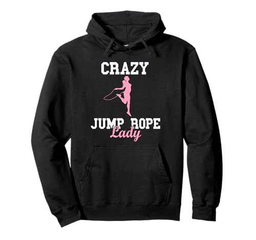 Crazy Jump Rope Damen-Springseil, Springseil, Cardio-Springseil Pullover Hoodie von Rope Jumping Fitness Skipping Jump Rope Workout