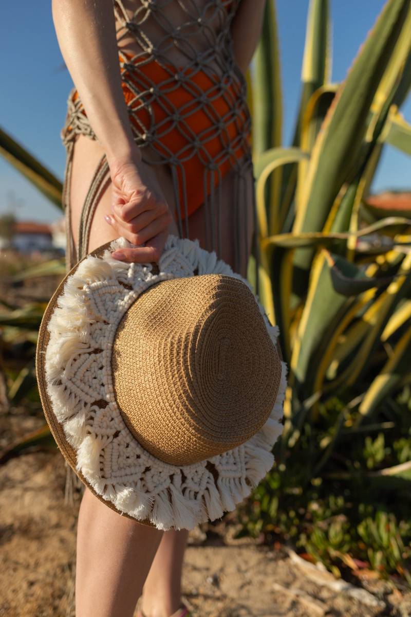 Makramee Strohhut von RopeFashion