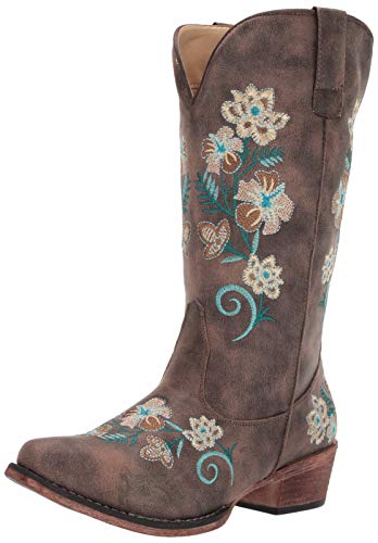 Roper Damen Riley Floral modischer Stiefel, braun von ROPER