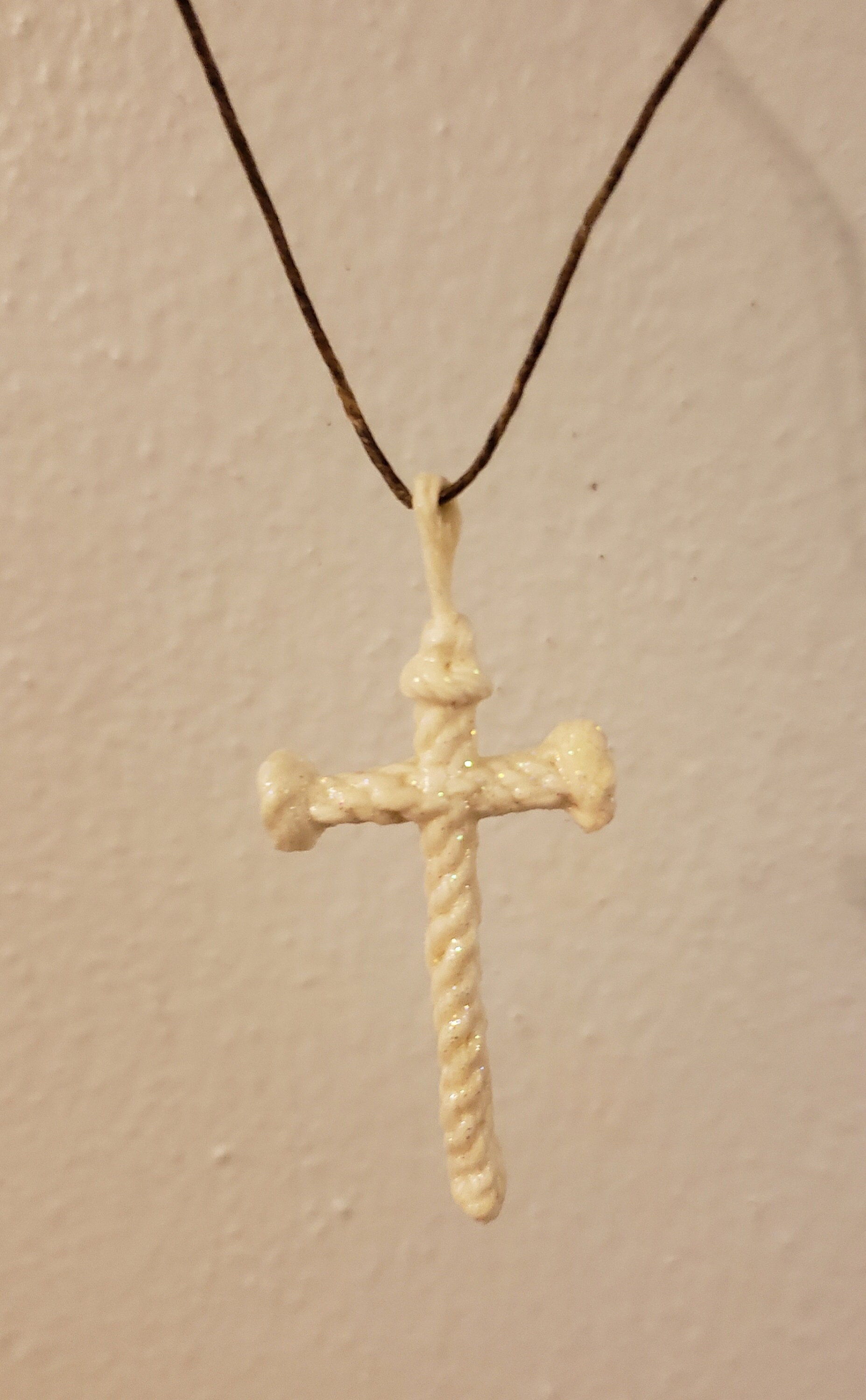 Nautical - Kreuz Halskette Weiß #407 Nautical - Kreuz Halskette Weiß #407 von RopeworkbyDennis