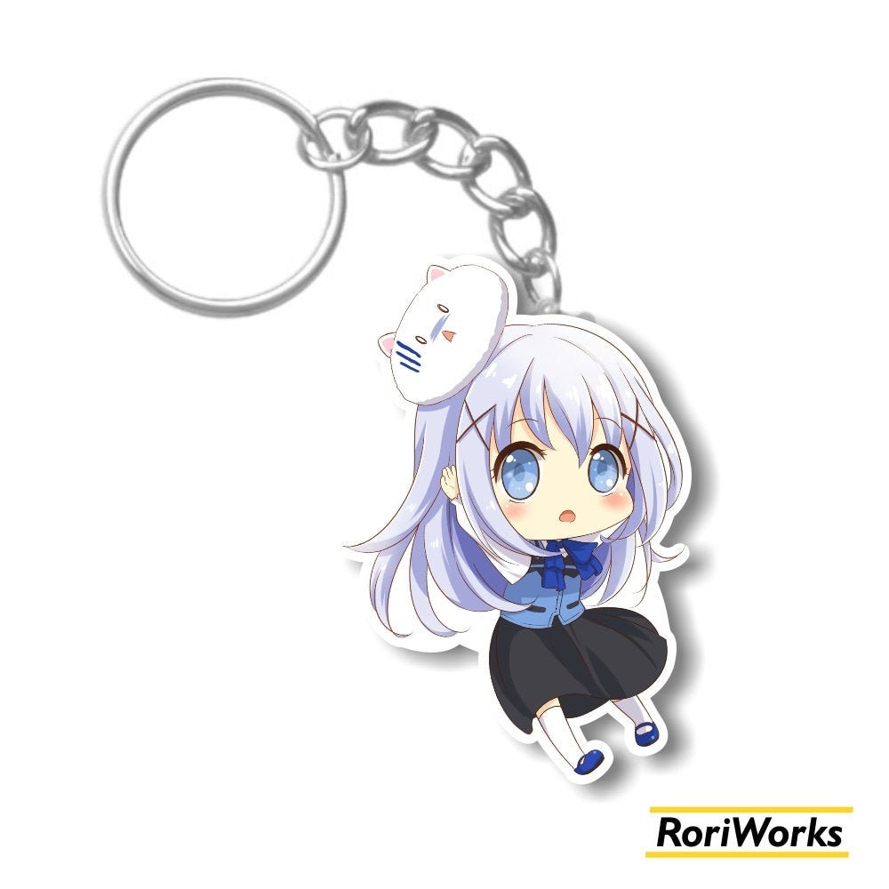 Chino Kafuu - Anime Schlüsselanhänger Chino Kafuu - Anime Schlüsselanhänger von RoriWorks