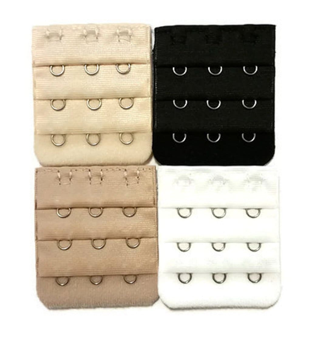 Set Mit 4 Schmalen Bh-Extender 3 Haken Halben Zoll Abstand Versandkostenfrei von RorosArts