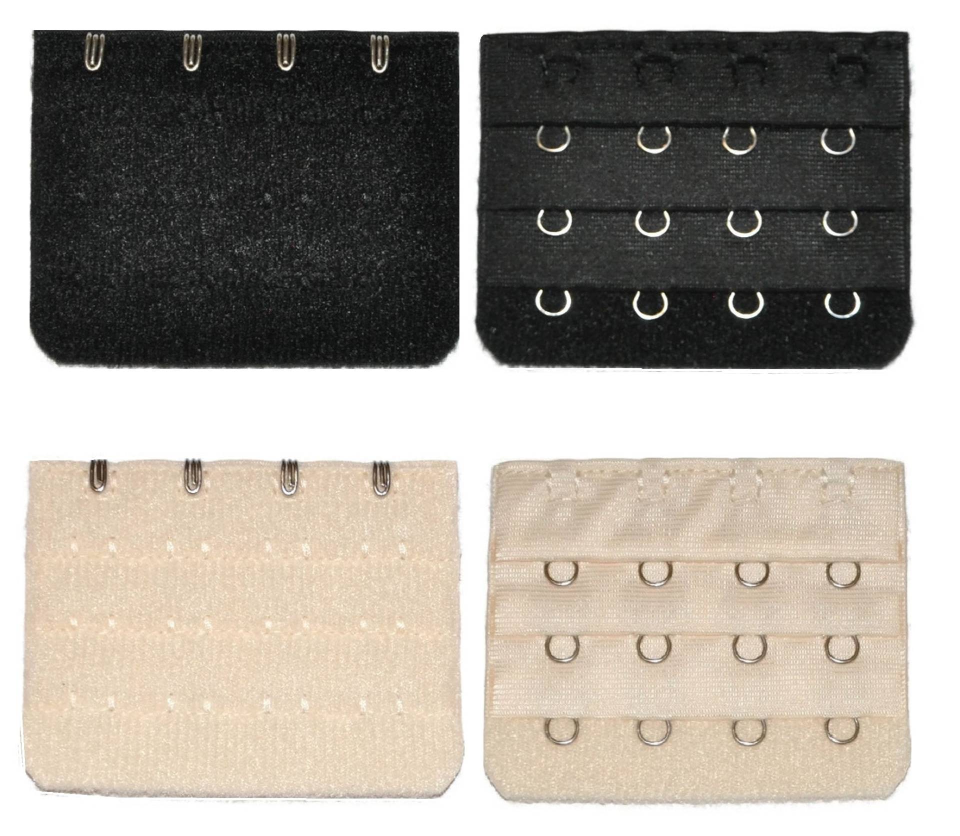 Set Mit 4 Schmalen Bh-Extender Haken Halben Zoll Abstand Versandkostenfrei von RorosArts