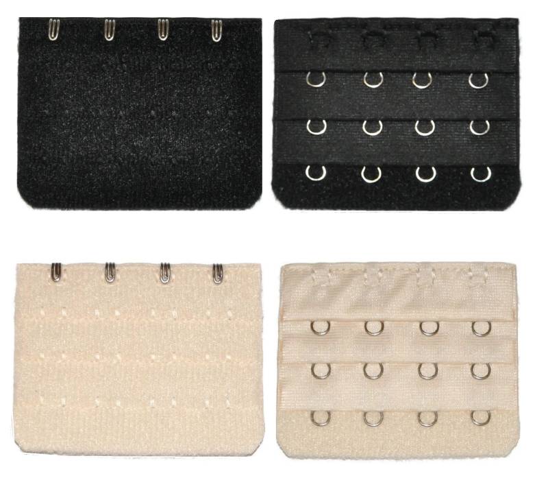 Set Mit 4 Schmalen Bh-Extender Haken Halben Zoll Abstand Versandkostenfrei von RorosArts