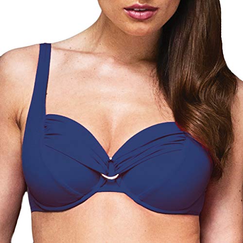 Rosa Faia Bikini-Oberteil Hermine Größe 38D, Farbe Midnight Blue von Rosa Faia