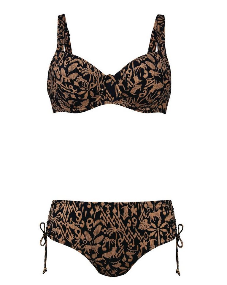 Rosa Faia Bügel-Bikini Secret Jungle - Style Sibel Top Bikini mit Slip zum Raffen von Rosa Faia