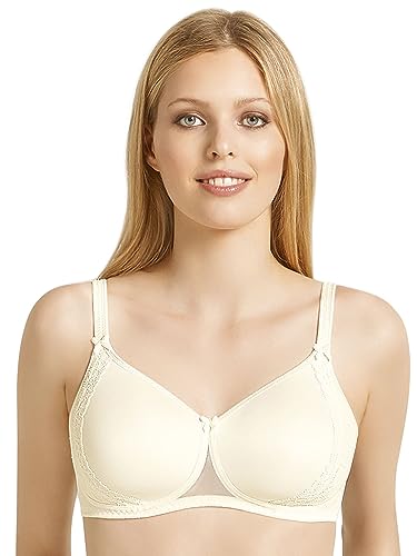 Rosa Faia Damen Zachte beha met schaal Lace Rose BH, Elfenbein (Champagner 047), 85A EU von Rosa Faia