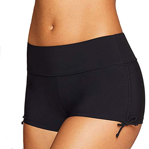 Rosa Faia Damen Bikinihose Nora Bottom L7 8896 - 0, Einfarbig, Gr. 40, Schwarz (Schwarz 001) von Rosa Faia