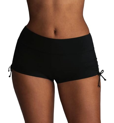 Rosa Faia Damen Bikinihose Nora Bottom L7 8896 - 0, Einfarbig, Gr. 42, Schwarz (Schwarz 001) von Rosa Faia