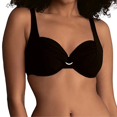 Rosa Faia Damen Bikini-oberteil Hermine Bikinioberteil, Schwarz (Schwarz 001), 44 EU von Rosa Faia