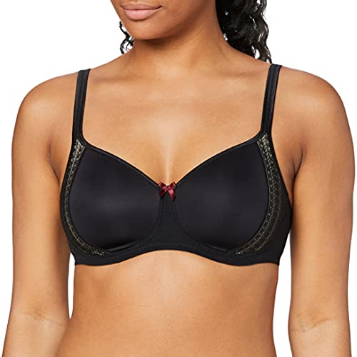 Rosa Faia Damen Bügelloser BH 5654, Schwarz (Black), 75D (Herstellergröße: 34D) von Anita