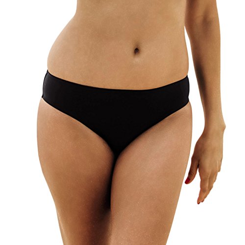 Rosa Faia Damen bukser afslappet bund Bikinihose, Schwarz (Schwarz 001), 46 EU von Rosa Faia