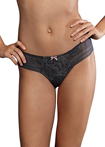 Rosa Faia Damen String Fleur, Grau (Anthracite 408), 42 EU (Herstellergröße: 36) von Rosa Faia