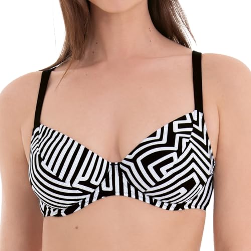 Rosa Faia - Shining Lines - Bikini-Top (38C Schwarz) von Rosa Faia
