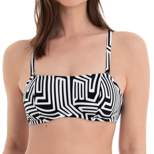 Rosa Faia - Shining Lines - Bikini-Top (38G Schwarz) von Rosa Faia