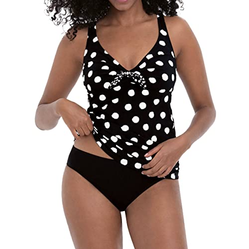 Rosa Faia - Summer Dot - Tankini-Top (40 E Schwarz-Weiß) von Rosa Faia