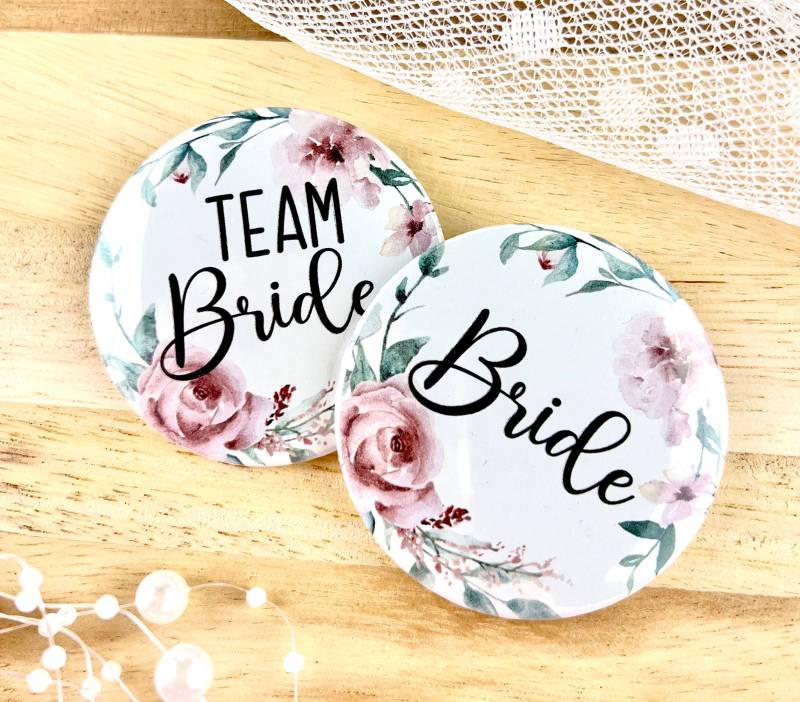 Button Braut Team Junggesellinenabschied Jga von RosaPinkDesign
