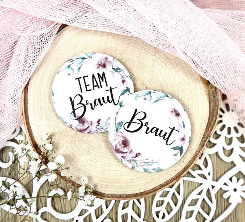 Button Braut Team Junggesellinenabschied Jga von RosaPinkDesign