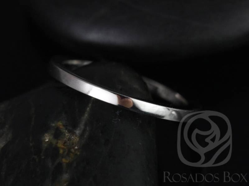 14Kt Matching Plain Band Ring Kubian/Tabitha 8X5, 9 X 6 Mm/Lisette/Carrie/Sasha Goldring, Ehering Gold, Flach Goldring, Schlichtes Goldband von RosadosBox