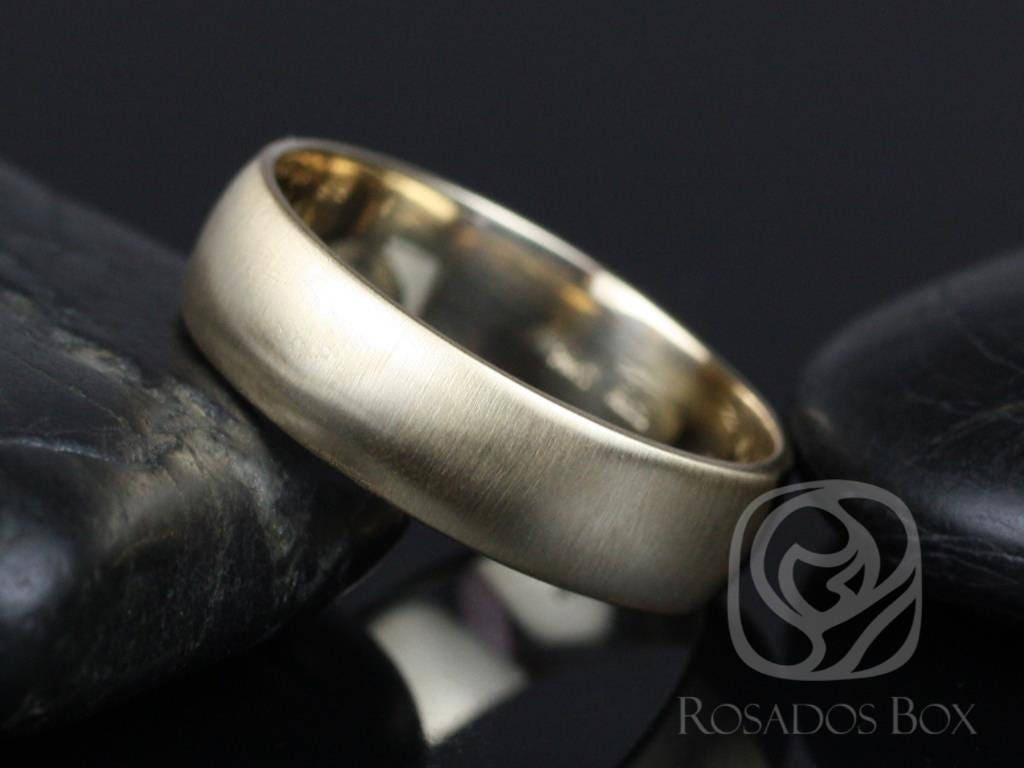 steve 6 Mm 14Kt Gelbgold Oval Plain Non-Comfort Fit Matte Oder High Finish Band | Chic Classics Collection steve 6 Mm 14Kt Gelbgold Oval Plain Non-Comfort Fit Matte Oder High Finish Band | Chic Classics Collection von RosadosBox