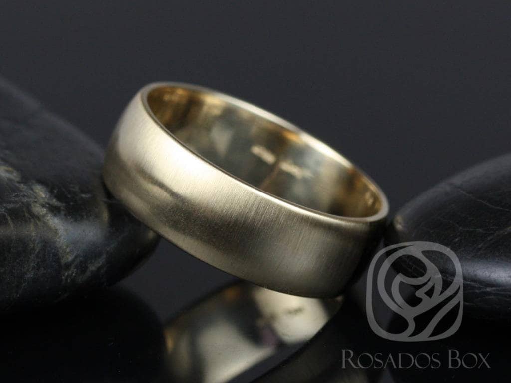 steve 7 Mm 14Kt Gelbgold Oval Plain Non-Comfort Fit Matte Oder High Finish Band | Chic Classics Collection steve 7 Mm 14Kt Gelbgold Oval Plain Non-Comfort Fit Matte Oder High Finish Band | Chic Classics Collection von RosadosBox