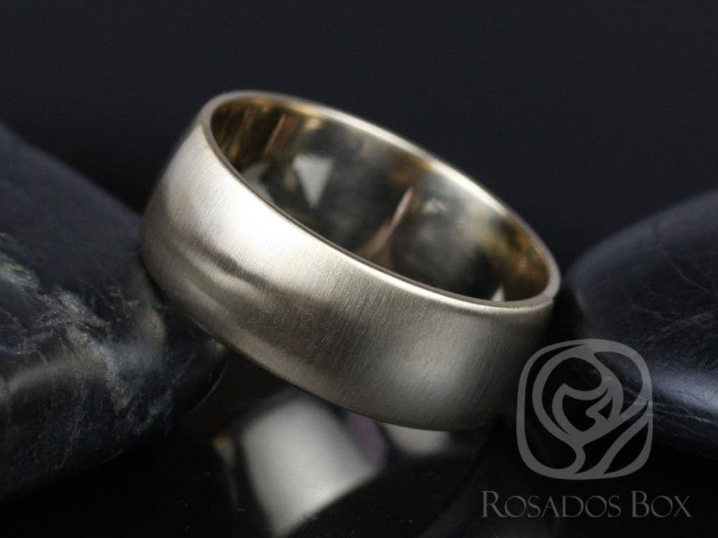 steve 8 Mm 14Kt Gelbgold Oval Plain Non-Comfort Fit Matte Oder High Finish Band | Chic Classics Collection steve 8 Mm 14Kt Gelbgold Oval Plain Non-Comfort Fit Matte Oder High Finish Band | Chic Classics Collection von RosadosBox