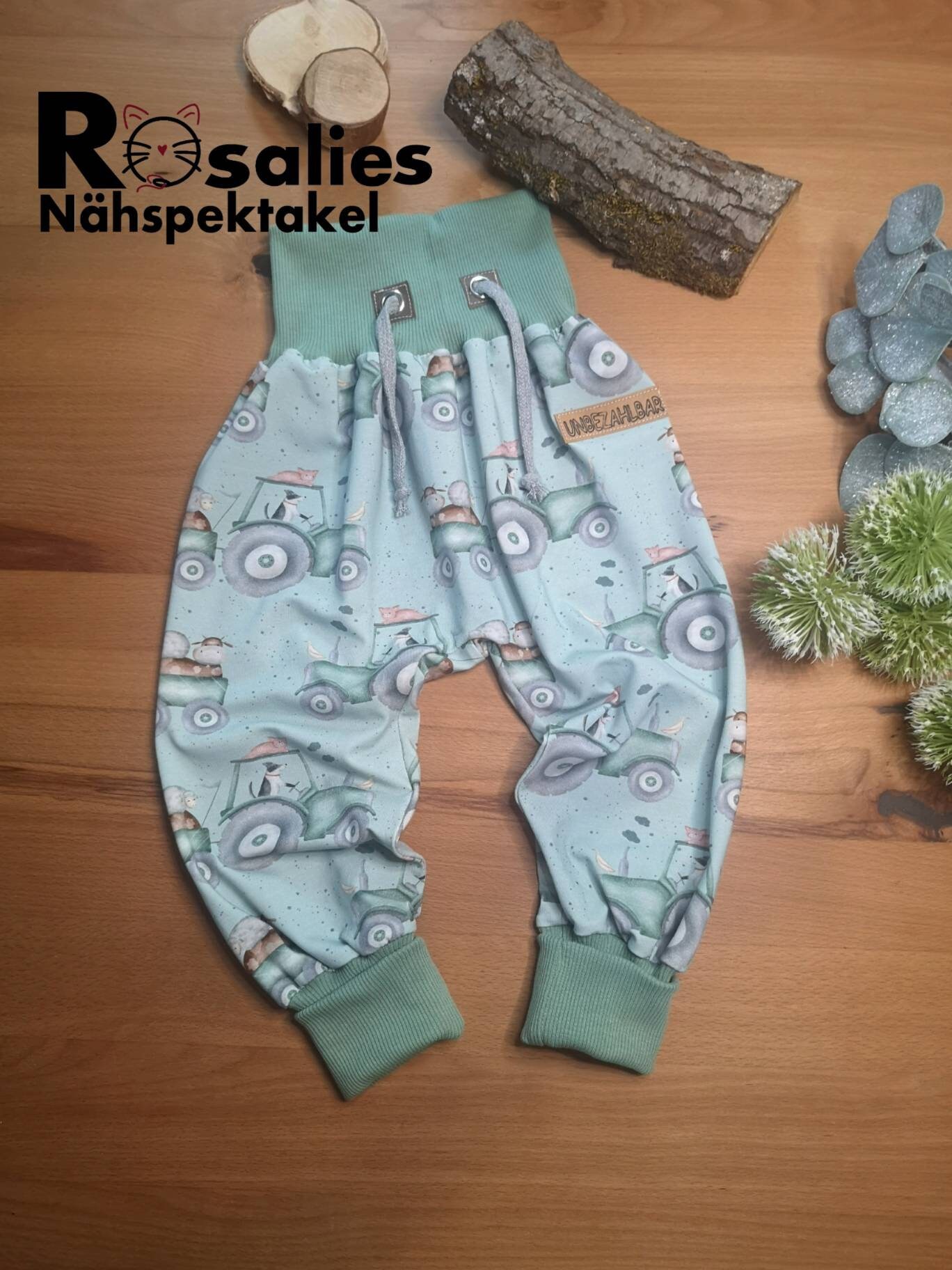 Pumphose Traktor Aus Sommersweat/French Terry Haremshose Jogger Jungs Und Unisex Pumphose Traktor Aus Sommersweat/French Terry Haremshose Jogger Jungs Und Unisex von RosaliesNaehspektakl