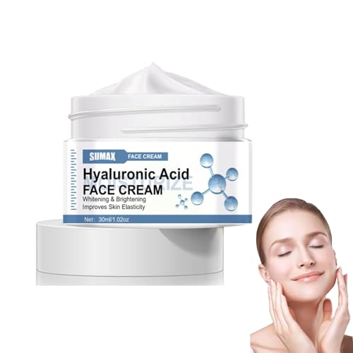 Hyaluron Creme Gesicht, Anti Aging Creme Anti Falten Creme Feuchtigkeitscreme Moisturizer Face, Hyaluronsäure Gesichtscreme Männer & Frauen, mit Hyaluronic Acid von Rosarden