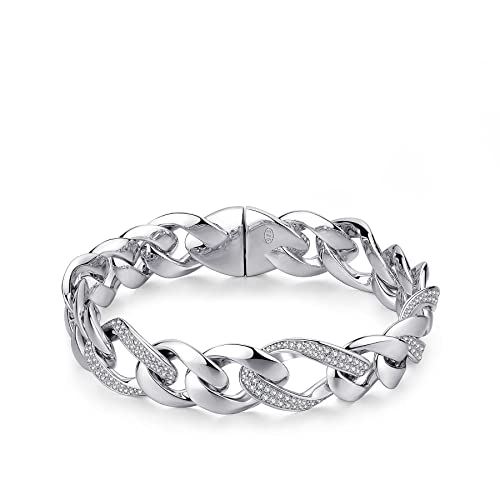 Rosato Damenarmband Schmuck Eva Größe 185 mm Klassisch Code RZEV12A, Sterling-Silber von Rosato