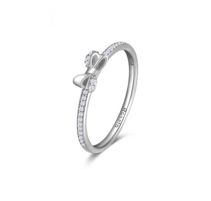 Rosato Fingerring Beautiful silver ring with a bow Allegra RZA025 - Circuit: 56 mm von Rosato