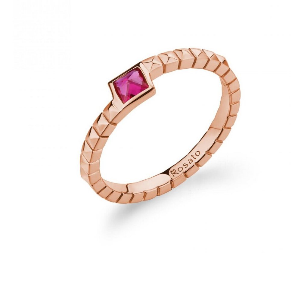 Rosato Fingerring Elegant bronze ring with cubic zirconia Cubica RZCU99 - Circuit: 58 mm von Rosato
