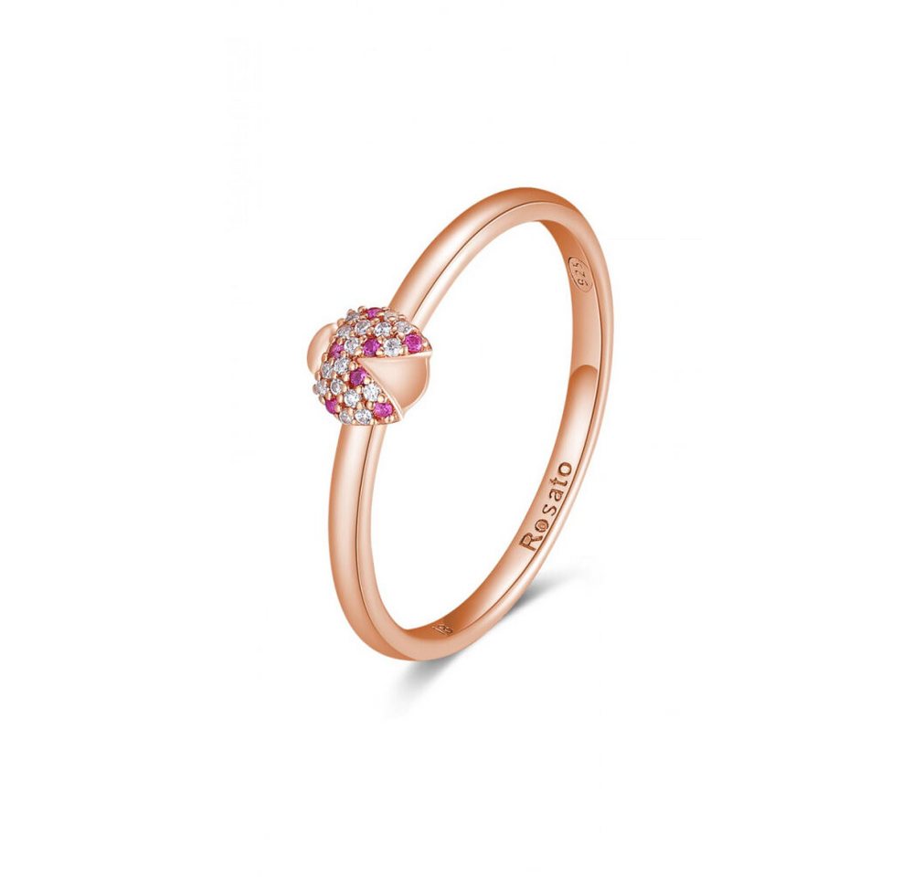 Rosato Fingerring Fine bronze ring with ladybug Allegra RZA020 - Circuit: 56 mm von Rosato