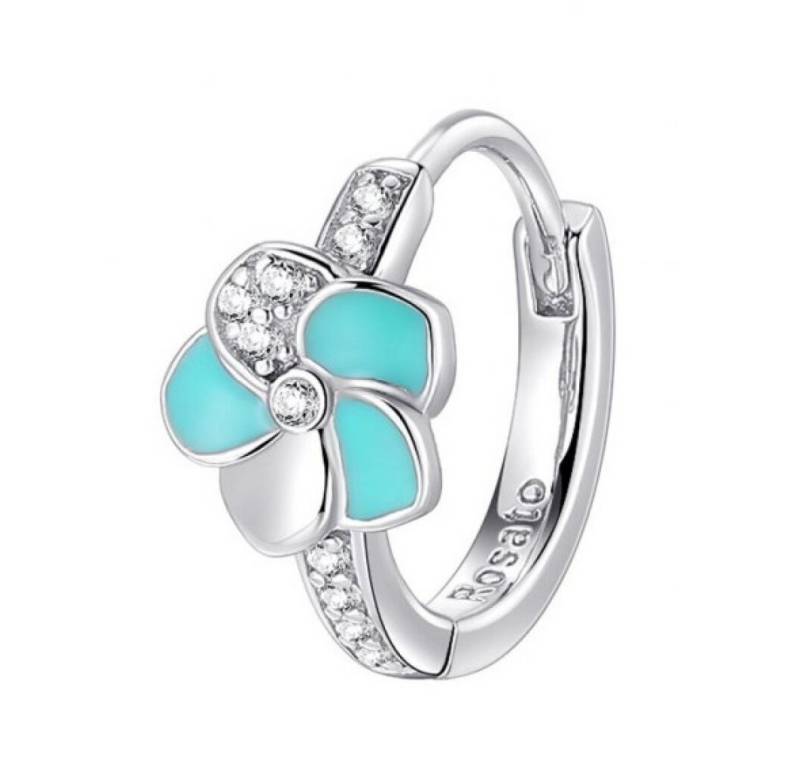 Rosato Ohrring-Set Silberne Einzelohrringe Blume Allegra RZAL003 von Rosato