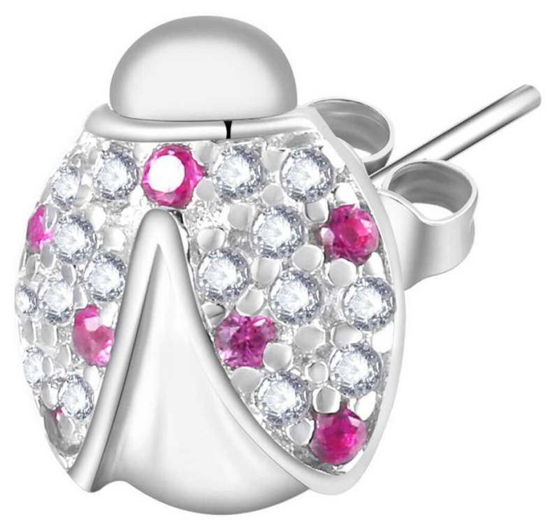 Rosato Ohrring-Set Silberne Einzelohrringe Marienkäfer Storie RZO016R von Rosato