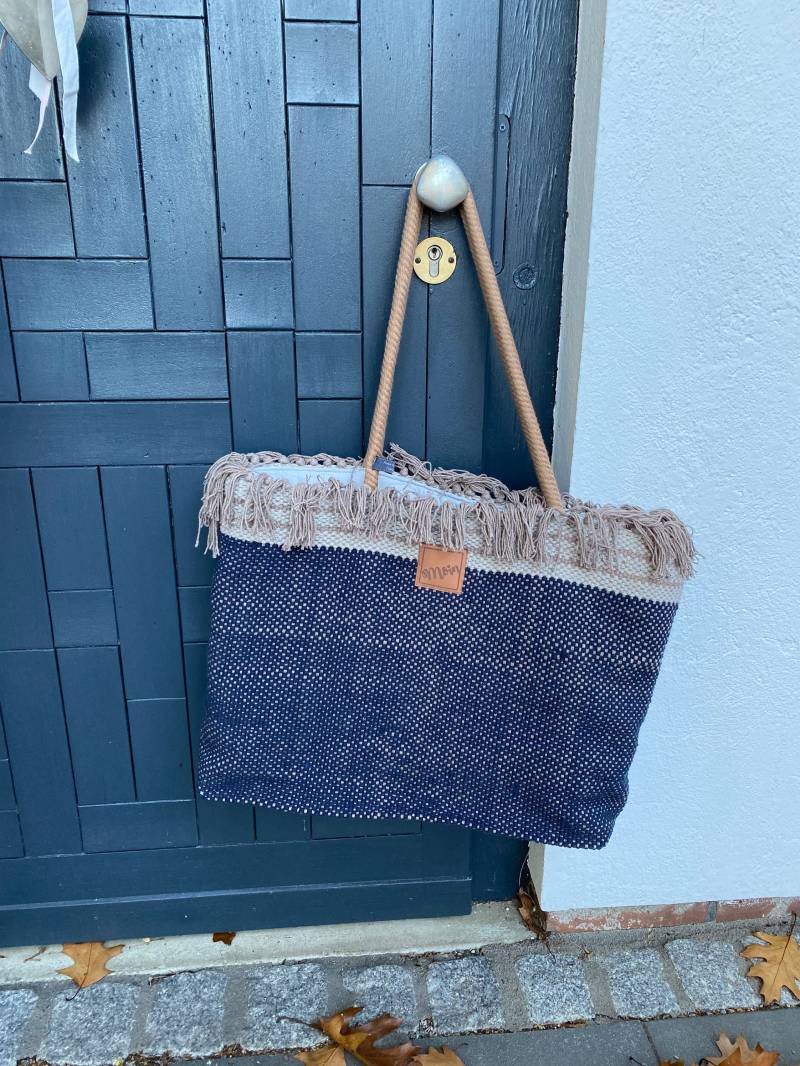 Shopper „Hippie Blau" Handtasche, Tasche, Taschen, Hippietasche, Handmade Shopper „Hippie Blau" Handtasche, Tasche, Taschen, Hippietasche, Handmade von RosaundRobert