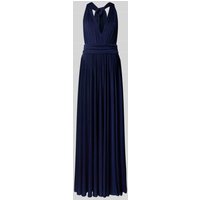 Rose Avenue Abendkleid mit V-Ausschnitt und Taillenband in Marine, Größe XS von Rose Avenue
