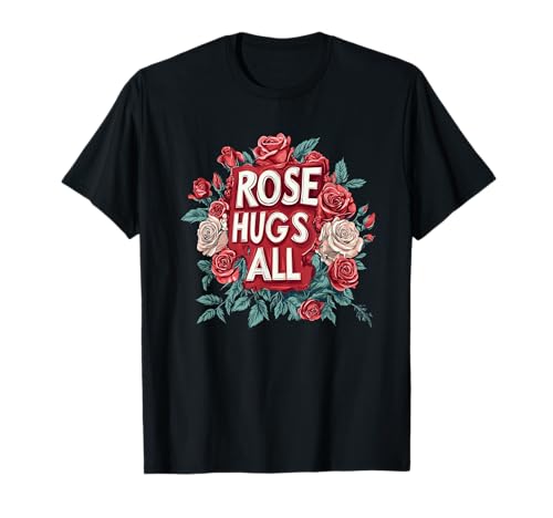 Lustiges Umarmungs-Kostüm mit Rosenblüte für Jungen und Mädchen T-Shirt von Rose Flower Outfit
